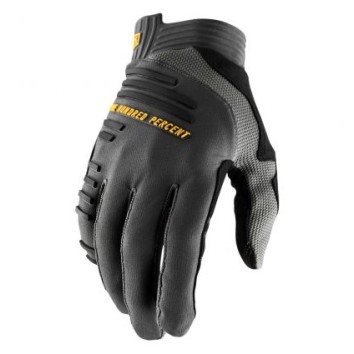 100% R-Core Gloves Charcoal