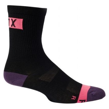 FOX WOMEN'S 6" FLEXAIR MERINO SOCK [BLK]