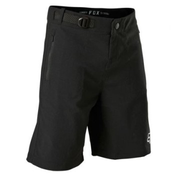 FOX YTH RANGER SHORT W/LINER [BLK]