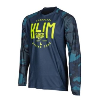KLIM Petrol Jersey Vivid Blue Camo